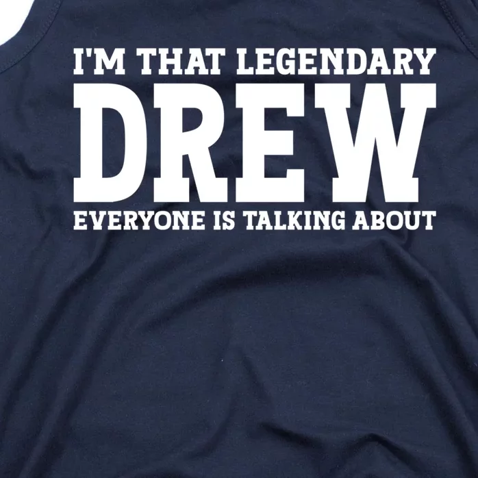 Drew Personal Name Funny Drew Tank Top