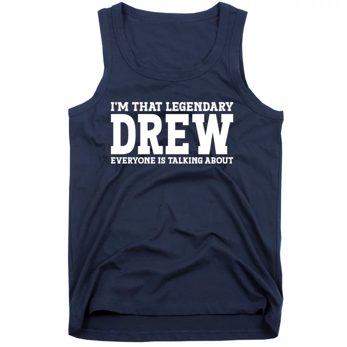 Drew Personal Name Funny Drew Tank Top