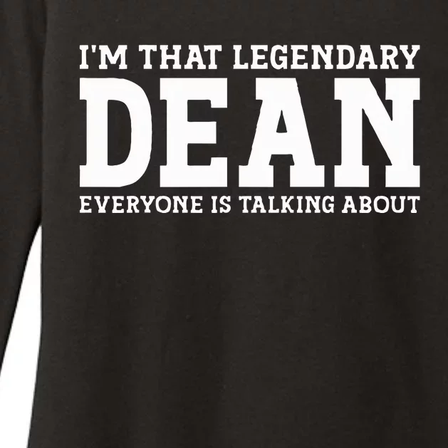 Dean Personal Name Womens CVC Long Sleeve Shirt