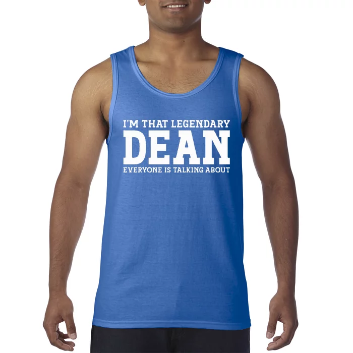 Dean Personal Name Tank Top