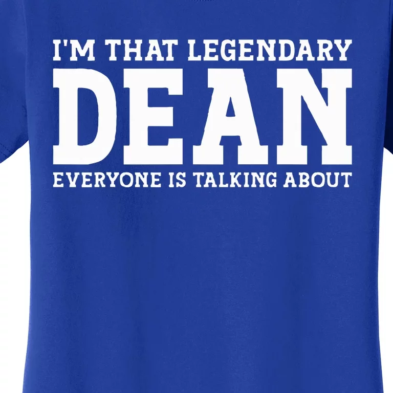 Dean Personal Name Women's T-Shirt