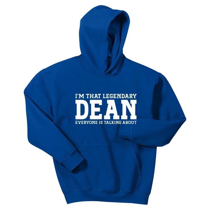 Dean Personal Name Kids Hoodie