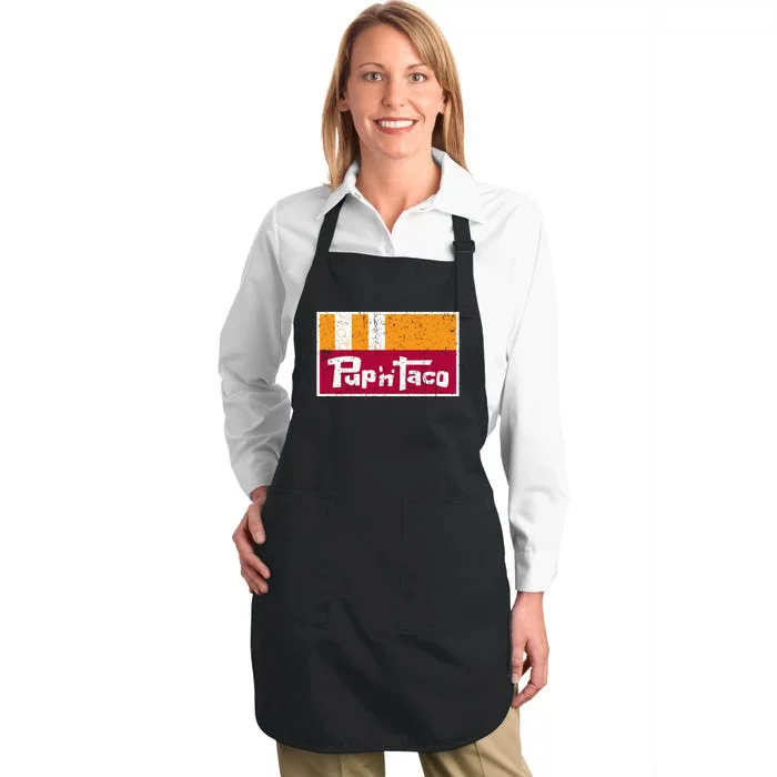 Defunct Pup N Taco Full-Length Apron With Pocket