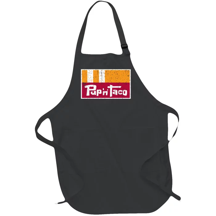 Defunct Pup N Taco Full-Length Apron With Pocket