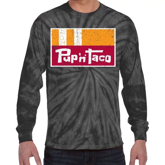 Defunct Pup N Taco Tie-Dye Long Sleeve Shirt