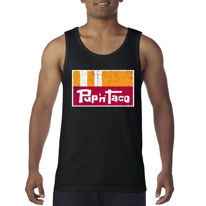 Defunct Pup N Taco Tank Top