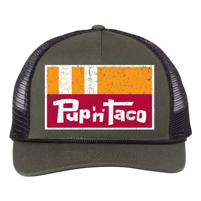 Defunct Pup N Taco Retro Rope Trucker Hat Cap