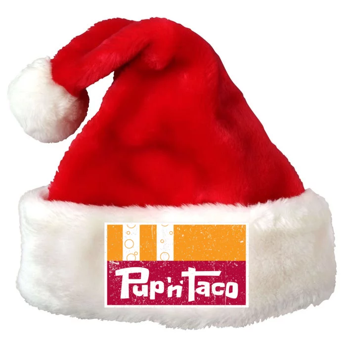 Defunct Pup N Taco Premium Christmas Santa Hat