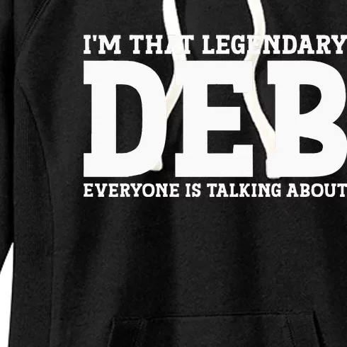 Deb Personal Name Women Girl Funny Deb Women's Fleece Hoodie