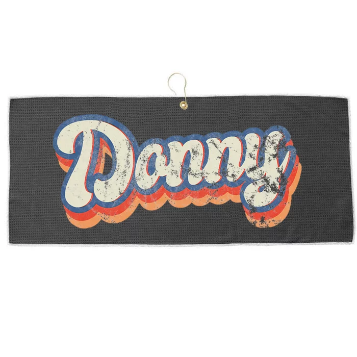 Donny Personalized Name Custom Lettering 70S Large Microfiber Waffle Golf Towel