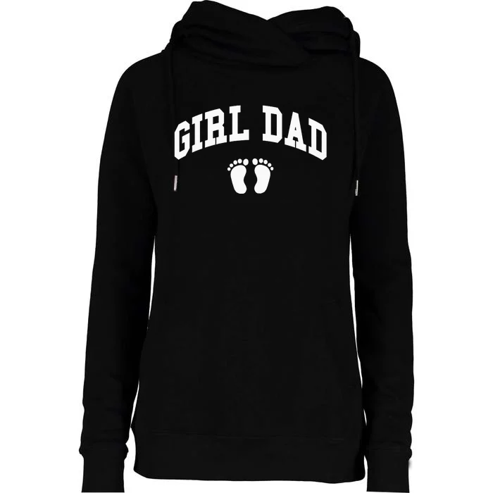 Dad Proud New Dad Classic Womens Funnel Neck Pullover Hood