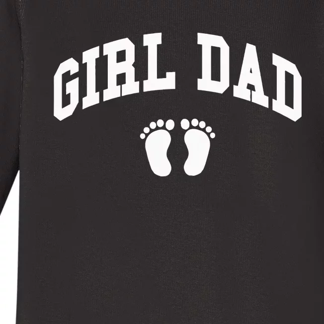 Dad Proud New Dad Classic Baby Long Sleeve Bodysuit