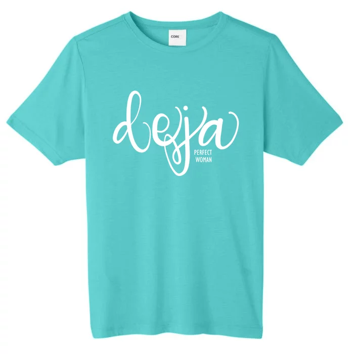 Deja Perfect New Meanings Heart Type Font Gift ChromaSoft Performance T-Shirt