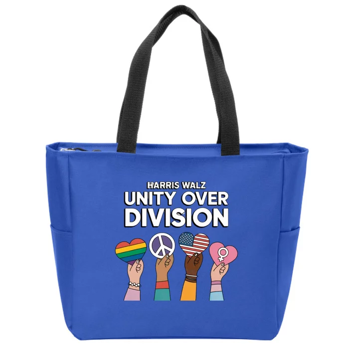 Diverse Paths One Unified Heart Harris And Walz Gift Zip Tote Bag