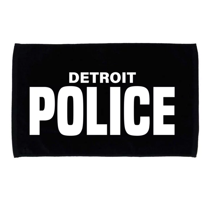 Detroit Police Officer Michigan Policeman Uniform Duty Cool Gift Microfiber Hand Towel