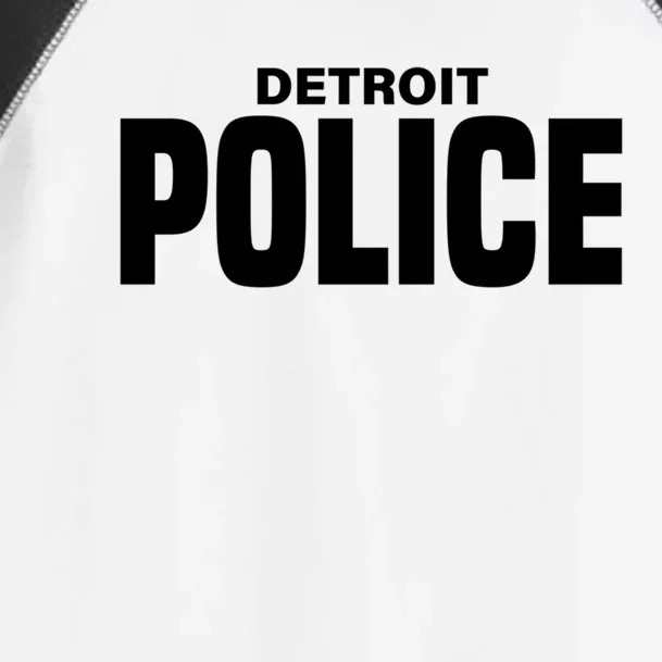 Detroit Police Officer Michigan Policeman Uniform Duty Cool Gift Toddler Fine Jersey T-Shirt