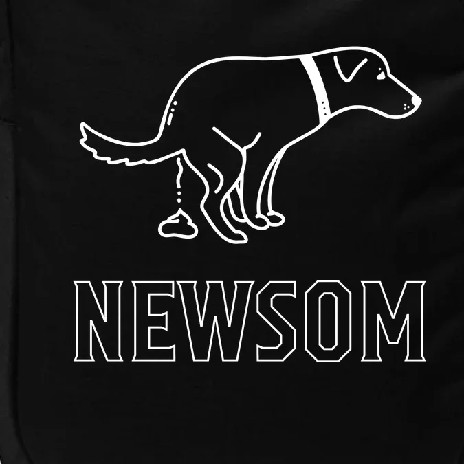 Dog Pooping On Gavin Newsom. Impact Tech Backpack