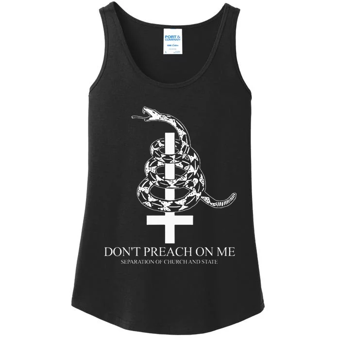 Dont Preach On Me Separation Of Church And State Ladies Essential Tank