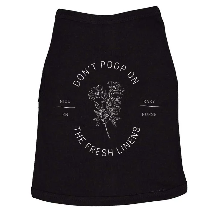 DonT Poop On The Fresh Linens Doggie Tank