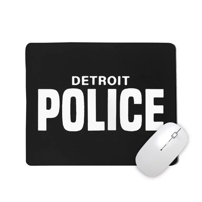 Detroit Police Officer Michigan Policeman Uniform Duty Mousepad