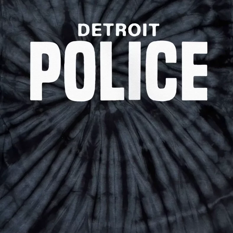 Detroit Police Officer Michigan Policeman Uniform Duty Tie-Dye T-Shirt