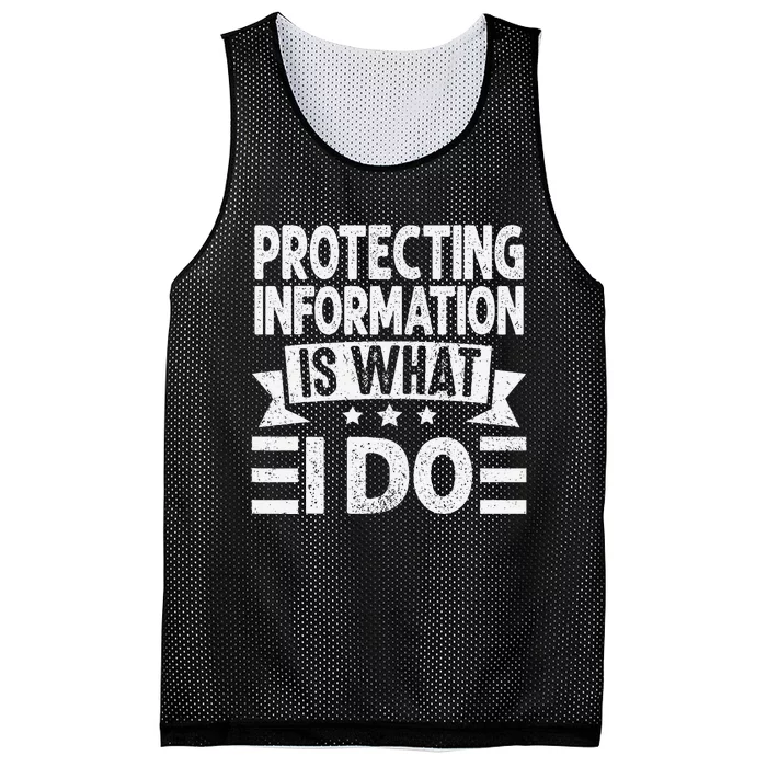 Data Privacy Officers Quote Mesh Reversible Basketball Jersey Tank