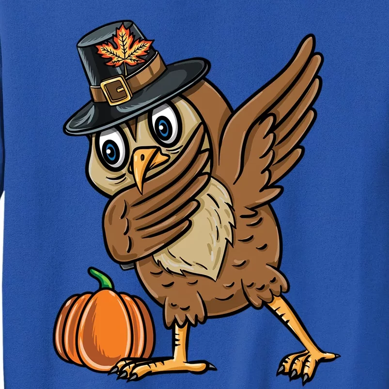 Dabbing Pilgrim Owl Thanksgiving Cool Gift Sweatshirt