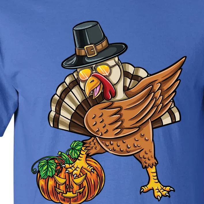 Dabbing Pilgrim Pumpkin Turkey Thanksgiving Cool Gift Tall T-Shirt