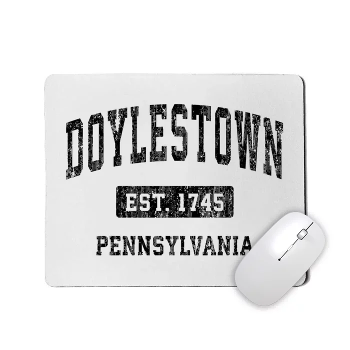 Doylestown Pennsylvania Pa Vintage Established Sports Design Mousepad