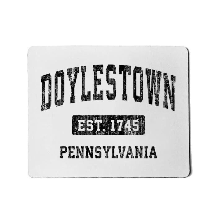 Doylestown Pennsylvania Pa Vintage Established Sports Design Mousepad