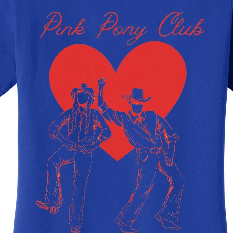 Dancing Pink Pony Club C.R Western Women's T-Shirt