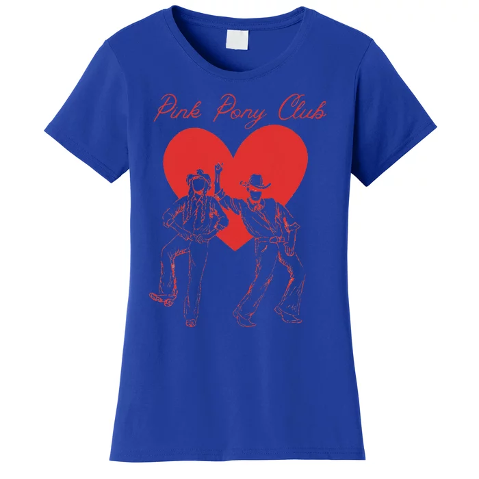 Dancing Pink Pony Club C.R Western Women's T-Shirt