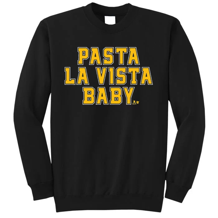 David Pastrnak Pasta La Vista Baby Boston Hockey Tall Sweatshirt