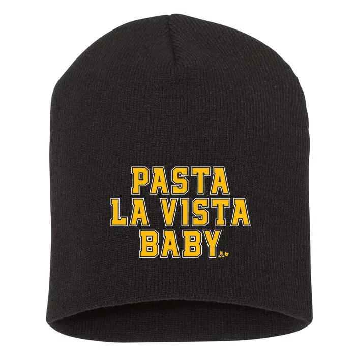 David Pastrnak Pasta La Vista Baby Boston Hockey Short Acrylic Beanie