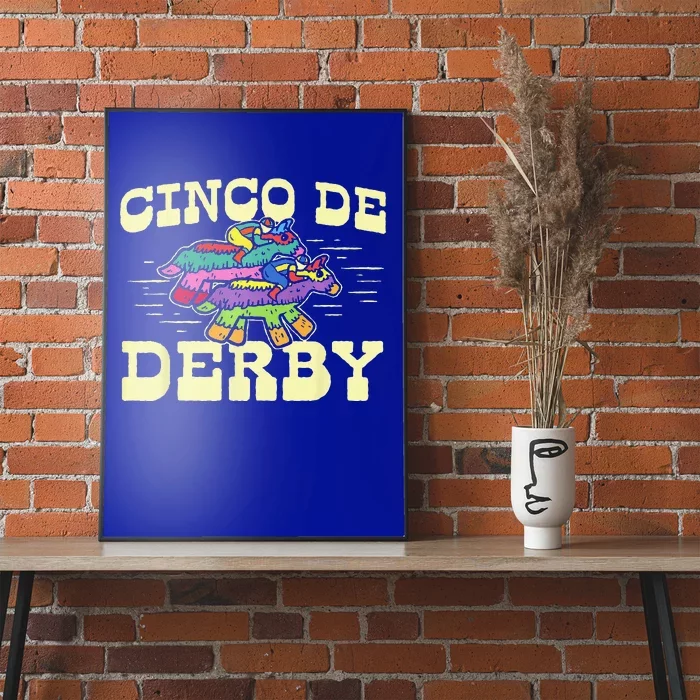 Derby Party Pinata Cinco De Horse Race Kentucky Poster