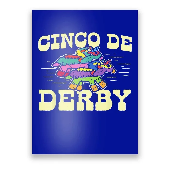 Derby Party Pinata Cinco De Horse Race Kentucky Poster