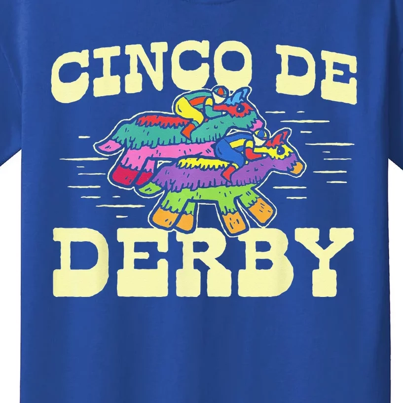 Derby Party Pinata Cinco De Horse Race Kentucky Kids T-Shirt