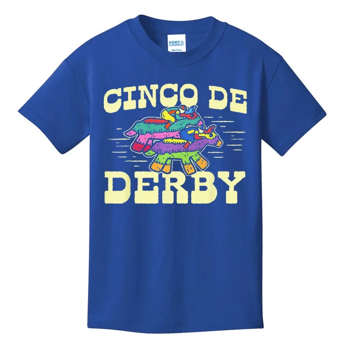 Derby Party Pinata Cinco De Horse Race Kentucky Kids T-Shirt