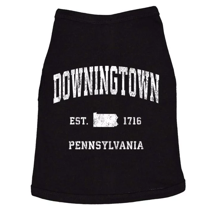 Downingtown Pennsylvania Pa Vintage Athletic Sports Doggie Tank