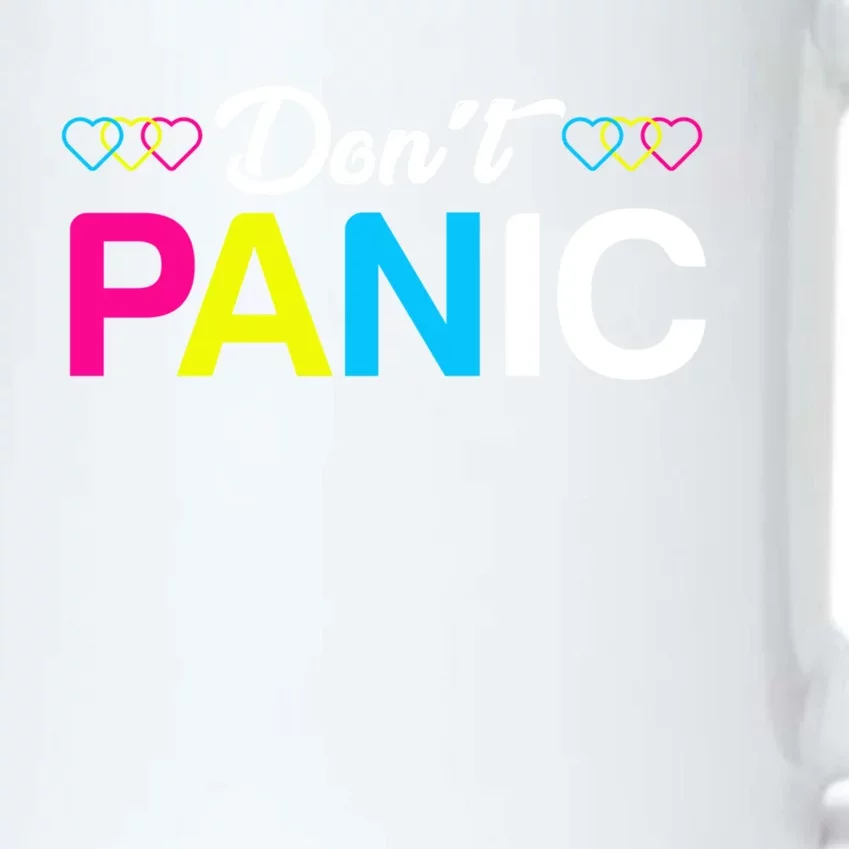 Dont Panic Pansexual Pride Pun Lgbt Rights Humor Art Designe Cool Gift Black Color Changing Mug