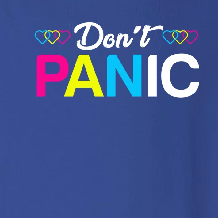 Dont Panic Pansexual Pride Pun Lgbt Rights Humor Art Designe Cool Gift Toddler Long Sleeve Shirt