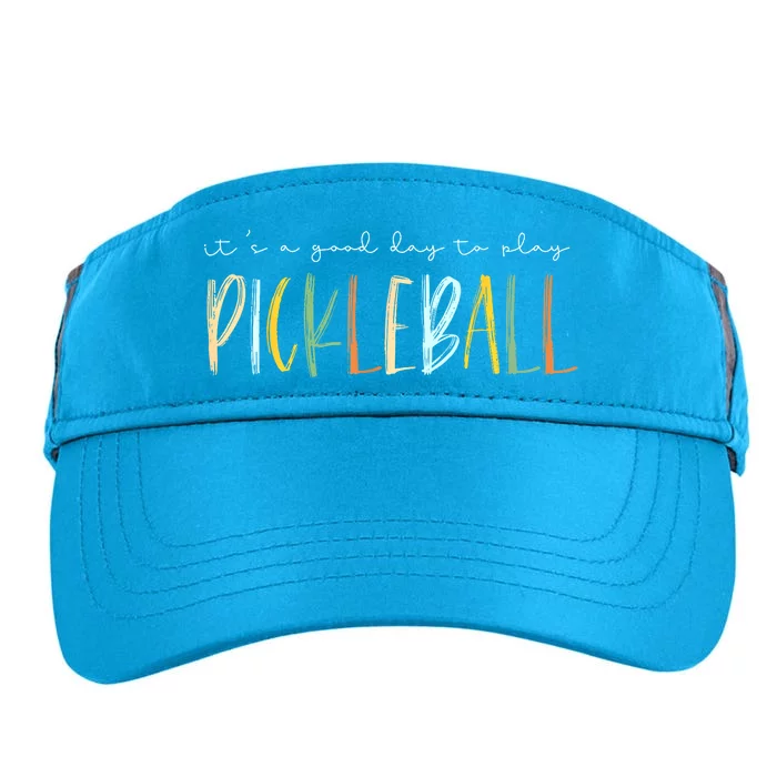 Dink Player Pickleball Its A Good Days To Play Pickleball Gift Adult Drive Performance Visor