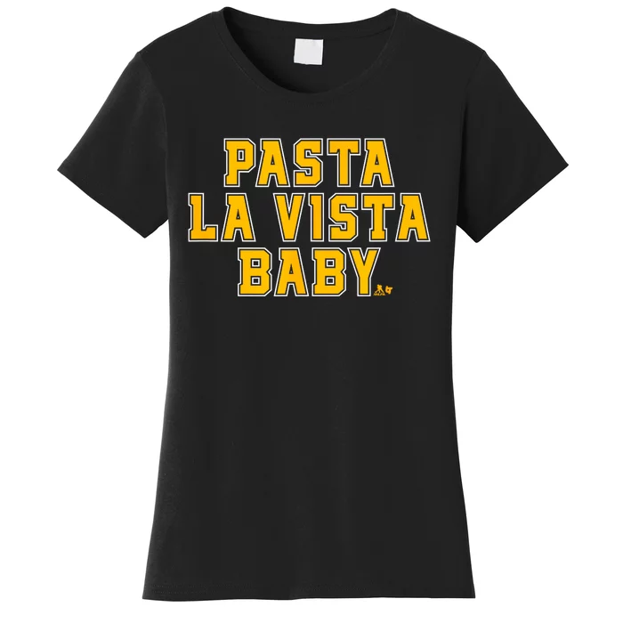 David Pastrnak Pasta La Vista Baby Boston Hockey Women's T-Shirt