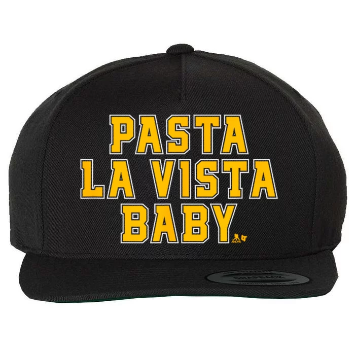 David Pastrnak Pasta La Vista Baby Boston Hockey Wool Snapback Cap