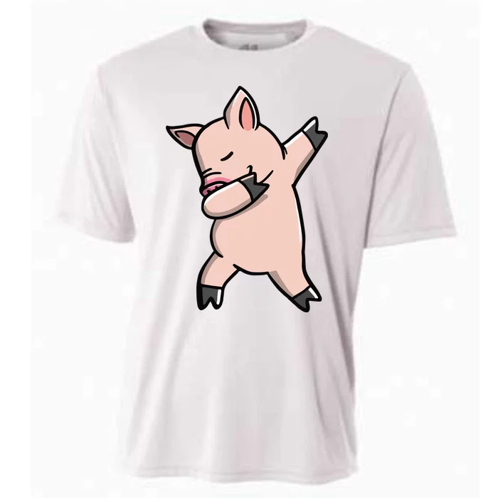 Dabbing Piggy Piglet Costume Cooling Performance Crew T-Shirt