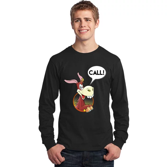 Donkey Poker Player Funny Poker Gift Tall Long Sleeve T-Shirt