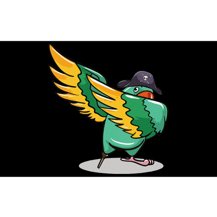 Dabbing Pirate Parrot Gift Illustration Bird Lovers Bumper Sticker