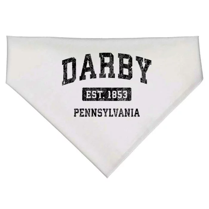 Darby Pennsylvania Pa Vintage Established Sports Design USA-Made Doggie Bandana