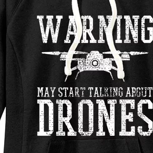 Drone Pilot Quadrocopter Flying Gift Women's Fleece Hoodie