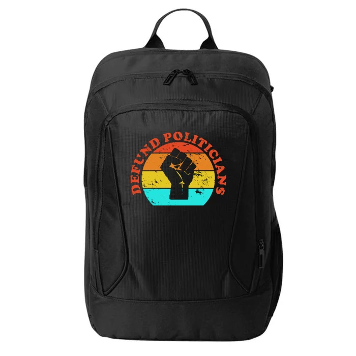 Defund Politicians Retro City Backpack